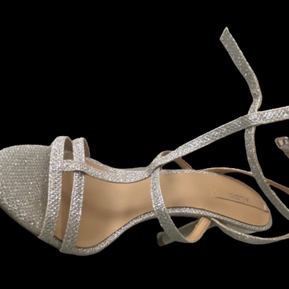 NWOT - ALDO Silver Sandals, High Heel, Size 7, NWOT - Picture 4 of 8